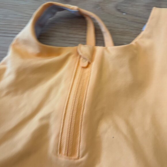 Lululemon Athletic Energy High Neck LL Bra Zip Mango Dream NWT Women’s Size 6 - Picture 3 of 7